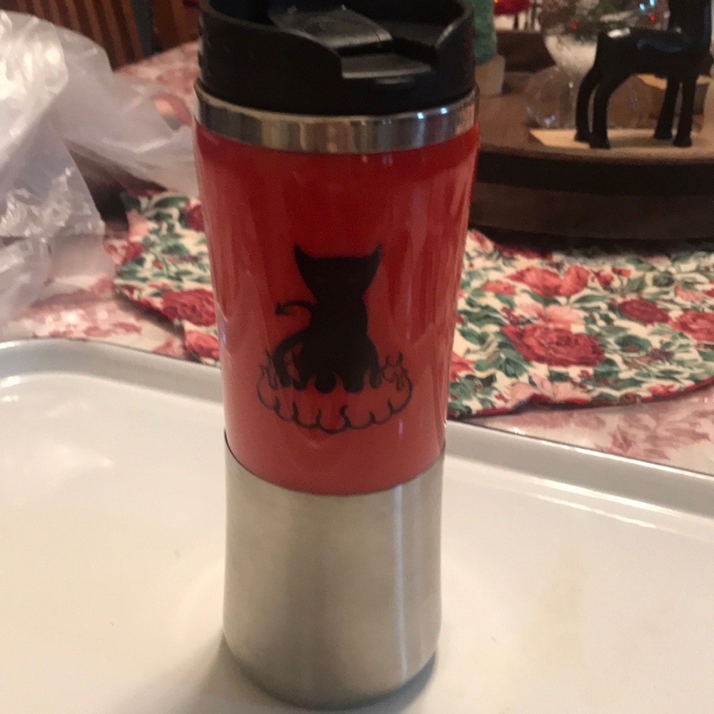 Vessel Red Devil Cat Mug